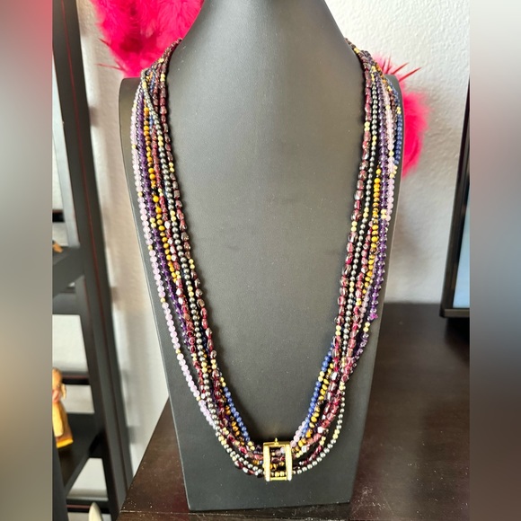 Joan Rivers Colorful Glass Bead Necklaces - Picture 1 of 11